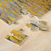 Vincent van Gogh Cafe Terrace bij nacht Fine Art Legpuzzel (Zijkant)