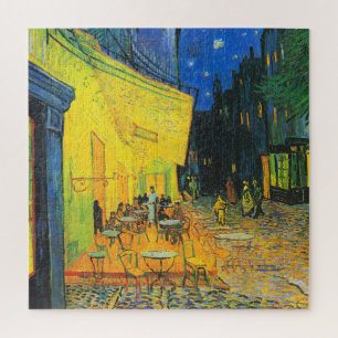 Vincent van Gogh Cafe Terrace bij nacht Fine Art Legpuzzel
