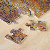 Vincent van Gogh Cafe Terrace bij nacht Fine Art Legpuzzel (Zijkant)