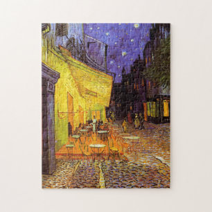 Vincent van Gogh Cafe Terrace bij nacht Fine Art Legpuzzel