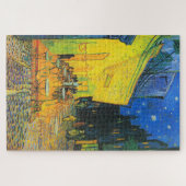 Vincent van Gogh Cafe Terrace bij nacht Fine Art Legpuzzel (Horizontaal)