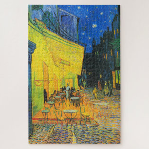 Vincent van Gogh Cafe Terrace bij nacht Fine Art Legpuzzel