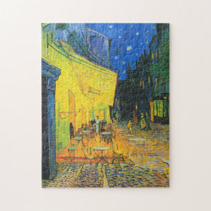 Vincent van Gogh Cafe Terrace bij nacht Fine Art Legpuzzel