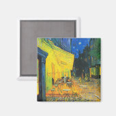 Vincent van Gogh Cafe Terrace bij nacht Fine Art Magneet (Voorkant / Achterkant)