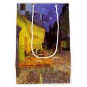 Vincent van Gogh Cafe Terrace bij nacht Fine Art Medium Cadeauzakje (Achterkant)