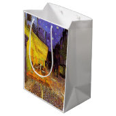 Vincent van Gogh Cafe Terrace bij nacht Fine Art Medium Cadeauzakje (Achterkant Gekanteld)