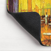 Vincent van Gogh Cafe Terrace bij nacht Fine Art Muismat (Hoek)