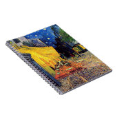 Vincent van Gogh - cafe Terrace bij nacht Fine Art Notitieboek (Rechterzijde)