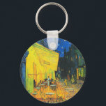 Vincent van Gogh Cafe Terrace bij nacht Fine Art Sleutelhanger<br><div class="desc">Vincent van Gogh Cafe Terrace bij de nachtelijke Art Sleutelhanger</div>