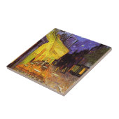 Vincent van Gogh Cafe Terrace bij nacht Fine Art Tegeltje (Zijkant)