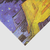 Vincent van Gogh Cafe Terrace bij nacht Fine Art Tissuepapier (Detail)