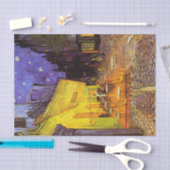 Vincent van Gogh Cafe Terrace bij nacht Fine Art Tissuepapier (Craft)