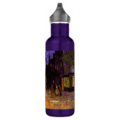 Vincent van Gogh Cafe Terrace bij nacht Fine Art Waterfles (Rechts)