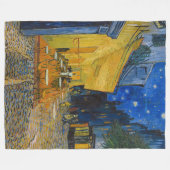 Vincent van Gogh - Cafe Terrace bij nacht Fleece Deken (Voorkant (Horizontaal))