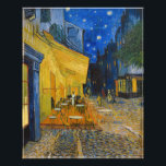 Vincent van Gogh - Cafe Terrace bij nacht Foto Afdruk<br><div class="desc">Cafe Terrace on the Place du Forum at Night - Vincent van Gogh,  1888</div>
