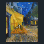Vincent van Gogh - Cafe Terrace bij nacht Foto Afdruk<br><div class="desc">Cafe Terrace on the Place du Forum at Night - Vincent van Gogh,  1888</div>