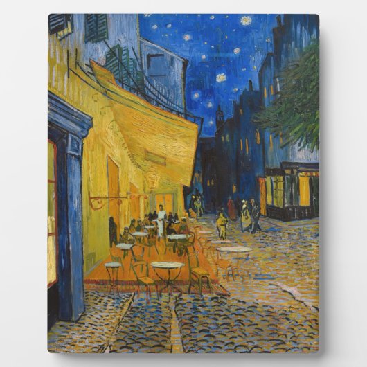 Vincent van Gogh - Cafe Terrace bij nacht Fotoplaat (Voorkant)