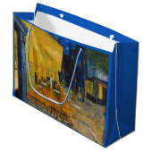 Vincent van Gogh - Cafe Terrace bij nacht Groot Cadeauzakje (Voorkant Gekanteld)