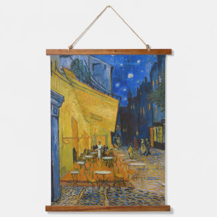 Vincent van Gogh - Cafe Terrace bij nacht Hangend Wandkleed