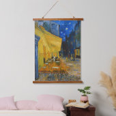Vincent van Gogh - Cafe Terrace bij nacht Hangend Wandkleed (Slaapkamer)