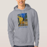 Vincent van Gogh - Cafe Terrace bij nacht Hoodie<br><div class="desc">Cafe Terrace on the Place du Forum at Night - Vincent van Gogh,  1888</div>