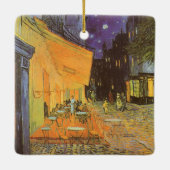 Vincent van Gogh - Cafe Terrace bij nacht Keramisch Ornament (Achterkant)