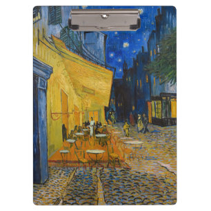 Vincent van Gogh - Cafe Terrace bij nacht Klembord