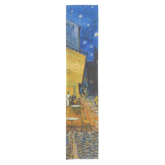 Vincent van Gogh - Cafe Terrace bij nacht Korte Tafelloper (Voorkant)