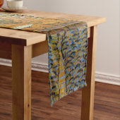 Vincent van Gogh - Cafe Terrace bij nacht Korte Tafelloper (Voorbeeld)