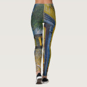 Vincent van Gogh - Cafe Terrace bij nacht Leggings (Achterkant)