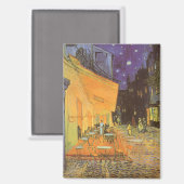 Vincent van Gogh - Cafe Terrace bij nacht Magneet (Voorkant / Achterkant)