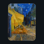Vincent van Gogh - Cafe Terrace bij nacht Magneet<br><div class="desc">Cafe Terrace on the Place du Forum at Night - Vincent van Gogh,  1888</div>