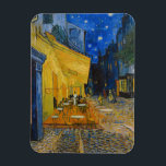 Vincent van Gogh - Cafe Terrace bij nacht Magneet<br><div class="desc">Cafe Terrace on the Place du Forum at Night - Vincent van Gogh,  1888</div>