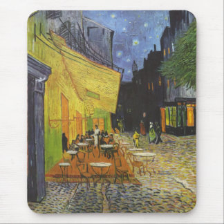 Vincent Van Gogh - Cafe Terrace bij nacht Muismat