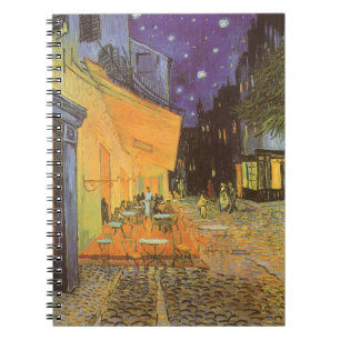 Vincent van Gogh - Cafe Terrace bij nacht Notitieboek