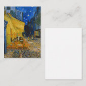 Vincent van Gogh - Cafe Terrace bij nacht Notitiekaartje (Voorkant / Achterkant)