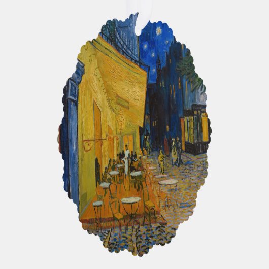 Vincent van Gogh - Cafe Terrace bij nacht Ornament Kaart (Rechts)