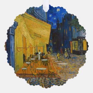 Vincent van Gogh - Cafe Terrace bij nacht Ornament Kaart