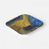 Vincent van Gogh - Cafe Terrace bij nacht Papieren Bordje (Gebogen)