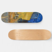 Vincent van Gogh - Cafe Terrace bij nacht Persoonlijk Skateboard (Horizontaal)