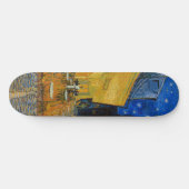 Vincent van Gogh - Cafe Terrace bij nacht Persoonlijk Skateboard (Horizontaal)