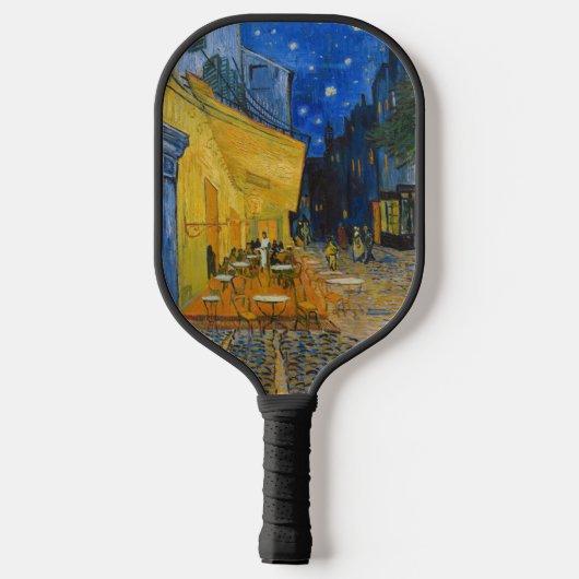 Vincent van Gogh - Cafe Terrace bij nacht Pickleball Paddle (Achterkant)