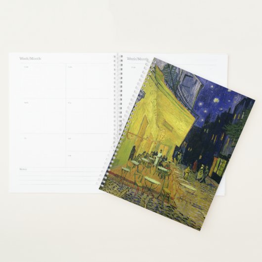 Vincent van Gogh - Cafe Terrace bij nacht Planner (Display)