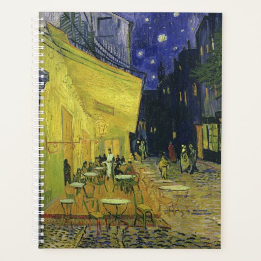 Vincent van Gogh - Cafe Terrace bij nacht Planner (Voorkant)
