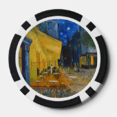 Vincent van Gogh - Cafe Terrace bij nacht Poker Chips (Achterkant)