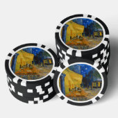 Vincent van Gogh - Cafe Terrace bij nacht Poker Chips (Opstapeling)