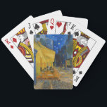 Vincent van Gogh - Cafe Terrace bij nacht Pokerkaarten<br><div class="desc">Cafe Terrace on the Place du Forum at Night - Vincent van Gogh,  1888</div>