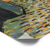 Vincent van Gogh Cafe Terrace bij nacht Poster (Hoek)