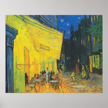 Vincent Van Gogh Cafe Terrace bij nacht
