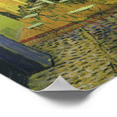 Vincent van Gogh - Cafe Terrace bij nacht Poster (Hoek)